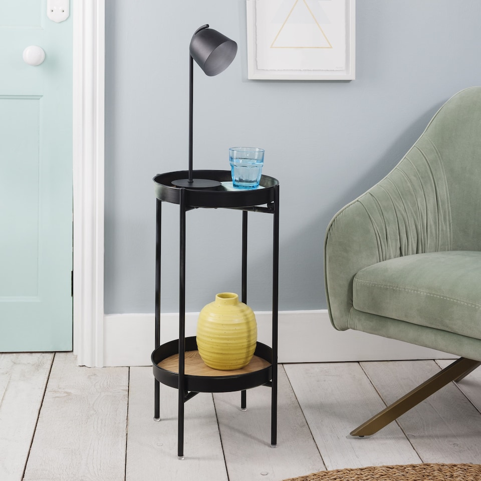 image 1 of Solna Small Side Table in Black