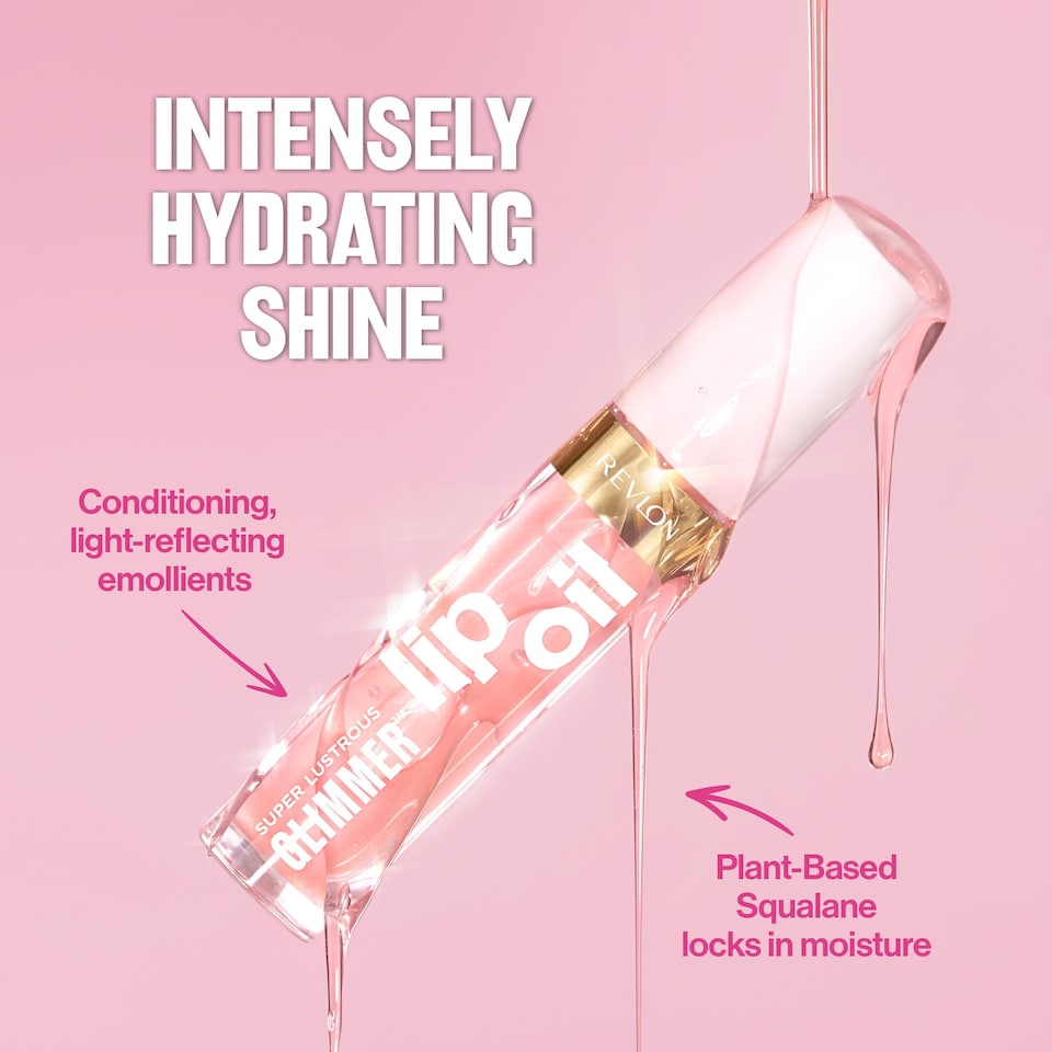 image 1 of Revlon Glimmer Lip Oil, Candy Hearts