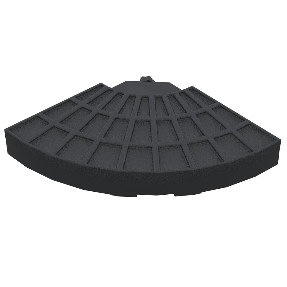 image 1 of Outsunny 4PC Umbrella Base Sun Parasol Stand Holder Weight Sand Water Filled