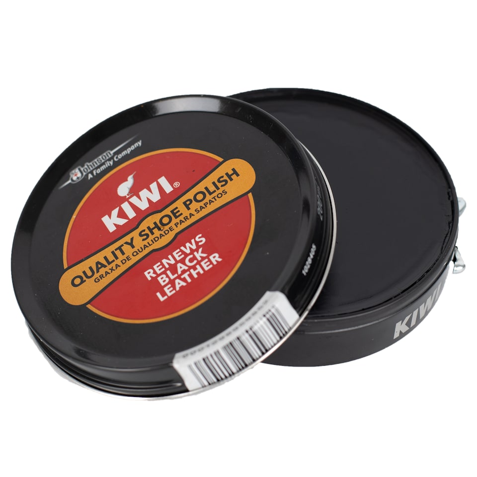 image 1 of Kiwi Shoe Polish Wax Black 50ml