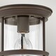 image 3 of Hinkley Hadrian 1 Light Flush Mount Oil Rubbed Bronze with Glass IP44
