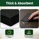 image 8 of ECONX Black 2 Ply 4 Fold Paper Napkins Tissue Serviettes for Birthdays Weddings Parties 1000PK