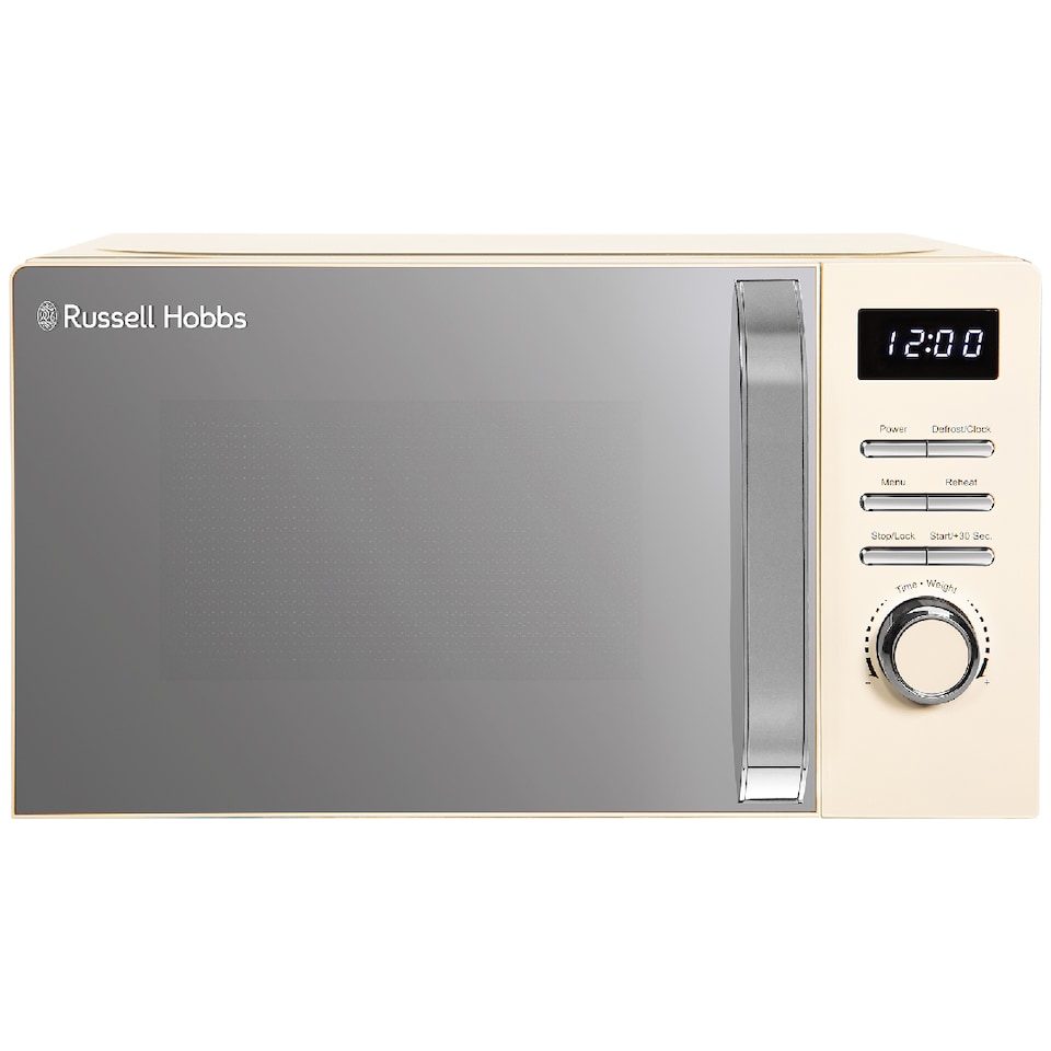 image 1 of Russell Hobbs RHMD818C Cream Microwave 20L Digital Legacy 800W Defrost Function