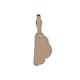 image 3 of Danielle Creations Travel Taupe Luggage Tags | Brown