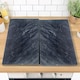 image 2 of 2 Pcs Glass Stove Cover Chopping Boards Worktop Protectors | Grey | Grey | 2