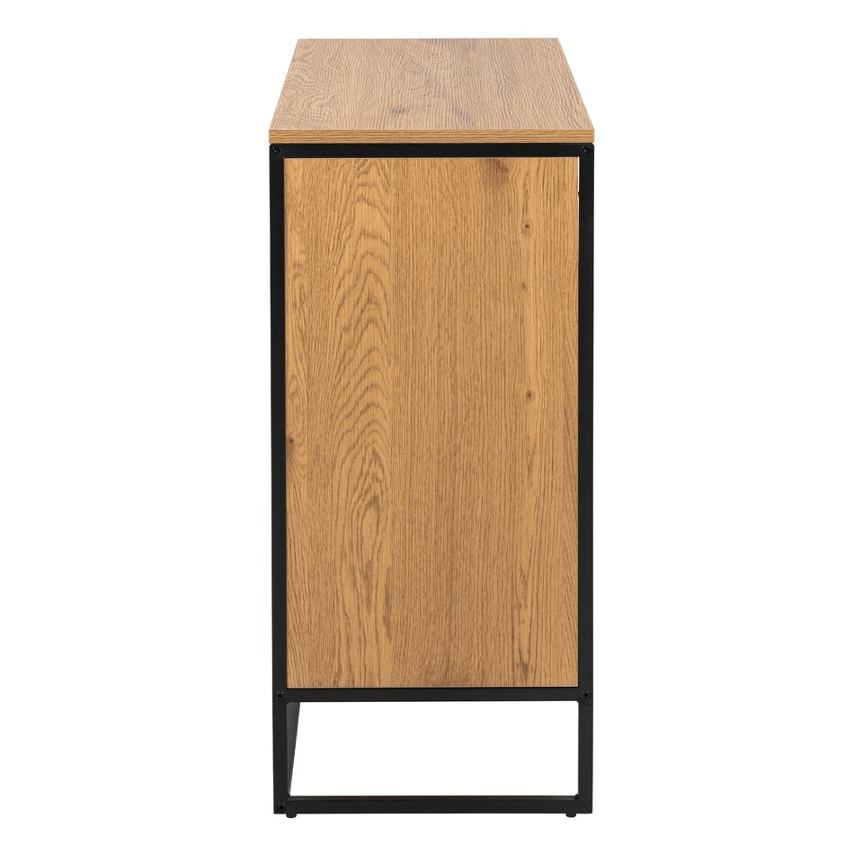 image 1 of Swindon Bookcase with 4 shelves in Oak