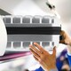 image 10 of Flight Knight Suitcase Sets 3 Piece, Large Suitcase, Extra Large Suitcase, easyJet Cabin Bag 45x36x20cm Underseat Carry On, 100+ Airlines Approved - BA, Ryanair Blue | Aqua/Tan | Large