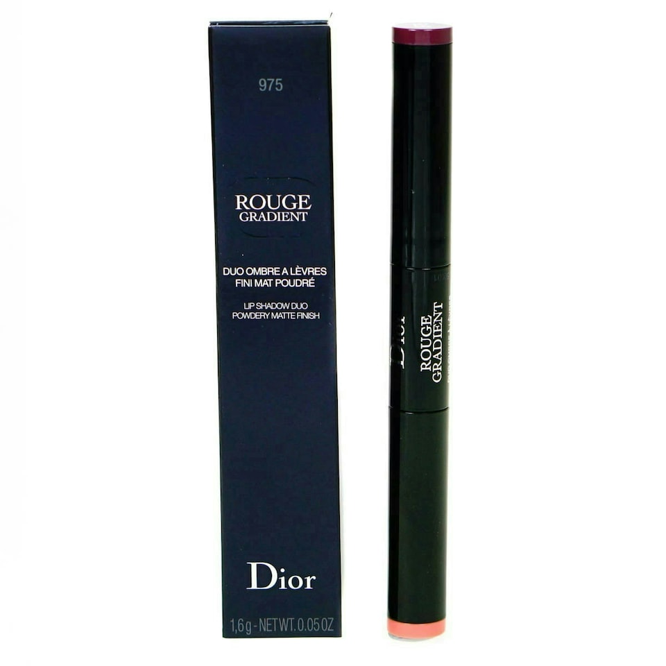 image 1 of Dior Rouge Gradient Lipstick Duo 975 Purple Pink Pink