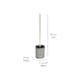 image 2 of CALITEK Toilet Brush Flexible Silicone Bristles with Non Slip Long Handle Grey