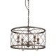 image 1 of Dury 4 Light Cage Ceiling Pendant Century Silver Leaf, E14