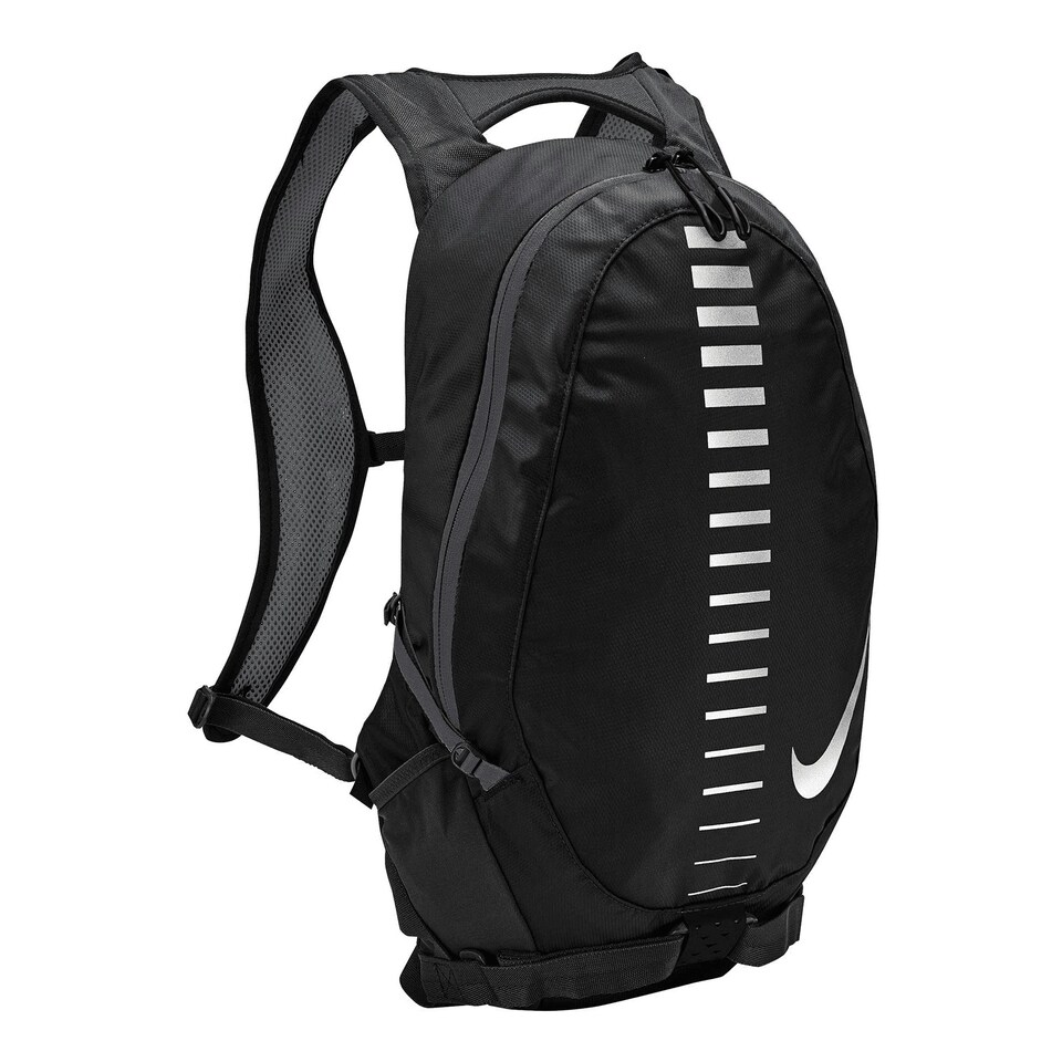 image 1 of Nike Run Commuter Backpack - Black/Silver - One Size