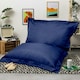 image 4 of icon Bazaar Bag Navy Blue Giant Indoor Outdoor Bean Bag Lounger Blue | Blue