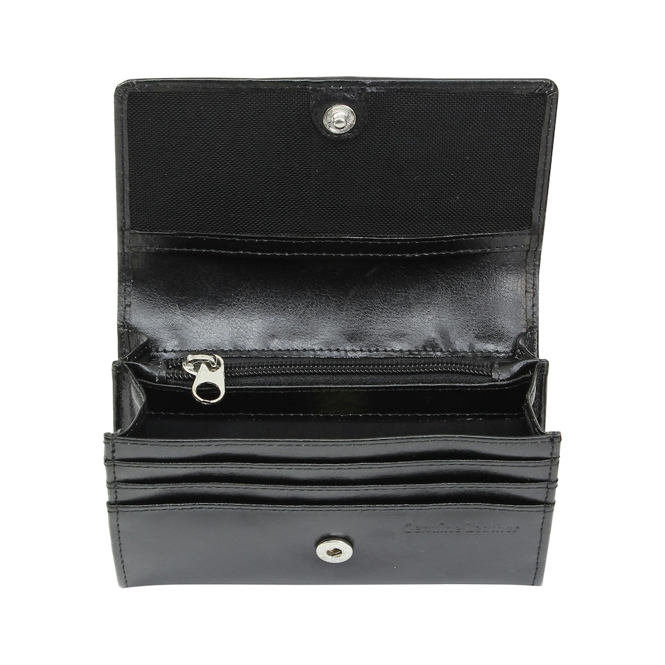 image 1 of Personalised Sausage Dog Black Purse Black