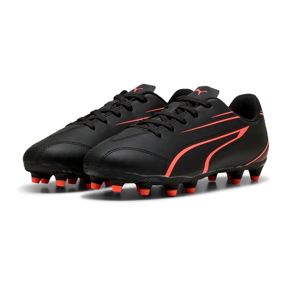 image 1 of Puma Attacanto Junior FG/AG Football Boots J13 White/Red