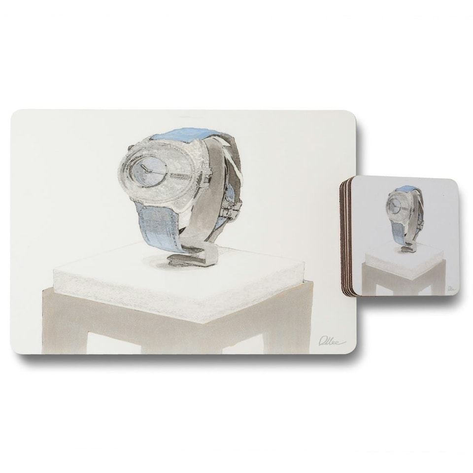 crystal watch (Placemat & Coaster Set)