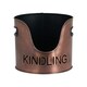 image 4 of Hill Interiors Three Piece Fire Wood Bucket Set - Copper - One Size