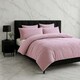 image 1 of Teddy Bear Fleece Soft Cosy Duvet Cover + Pillow Case Set Pink | Super King