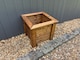 image 1 of Prestbury Raised Square Large Planter - Timber - L47.5 x W47.5 x H42 cm - Minimal Assembly Required | Brown