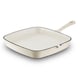 image 1 of Barbary & Oak 23cm Cast Iron Grill Pan Camembert Cream