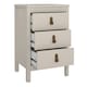 image 6 of Barcelona Bedside Table 3 Drawers in Cashmere N/A