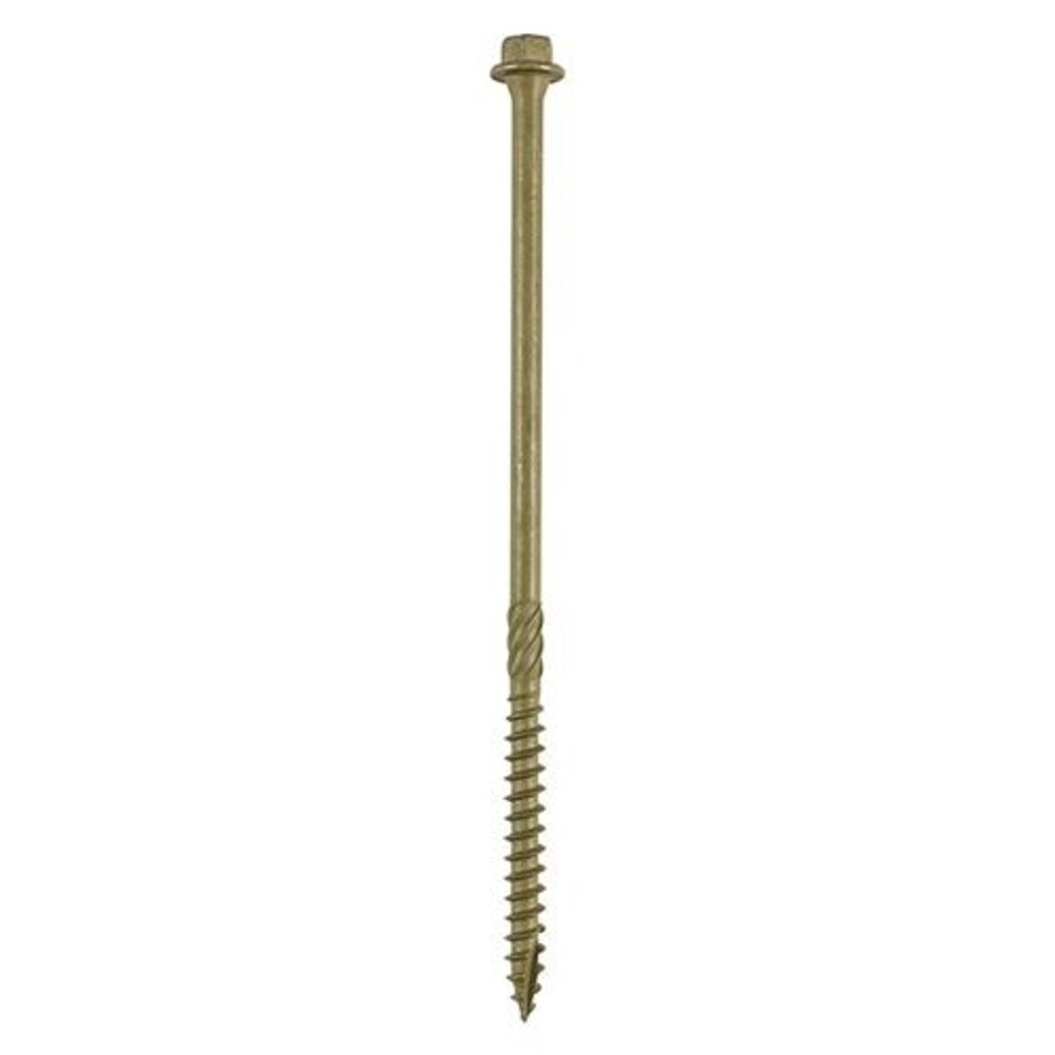 image 1 of Timco - Timber Screws - Hex Head - Exterior - Green (Size 6.7 x 150 - 30 Pieces)