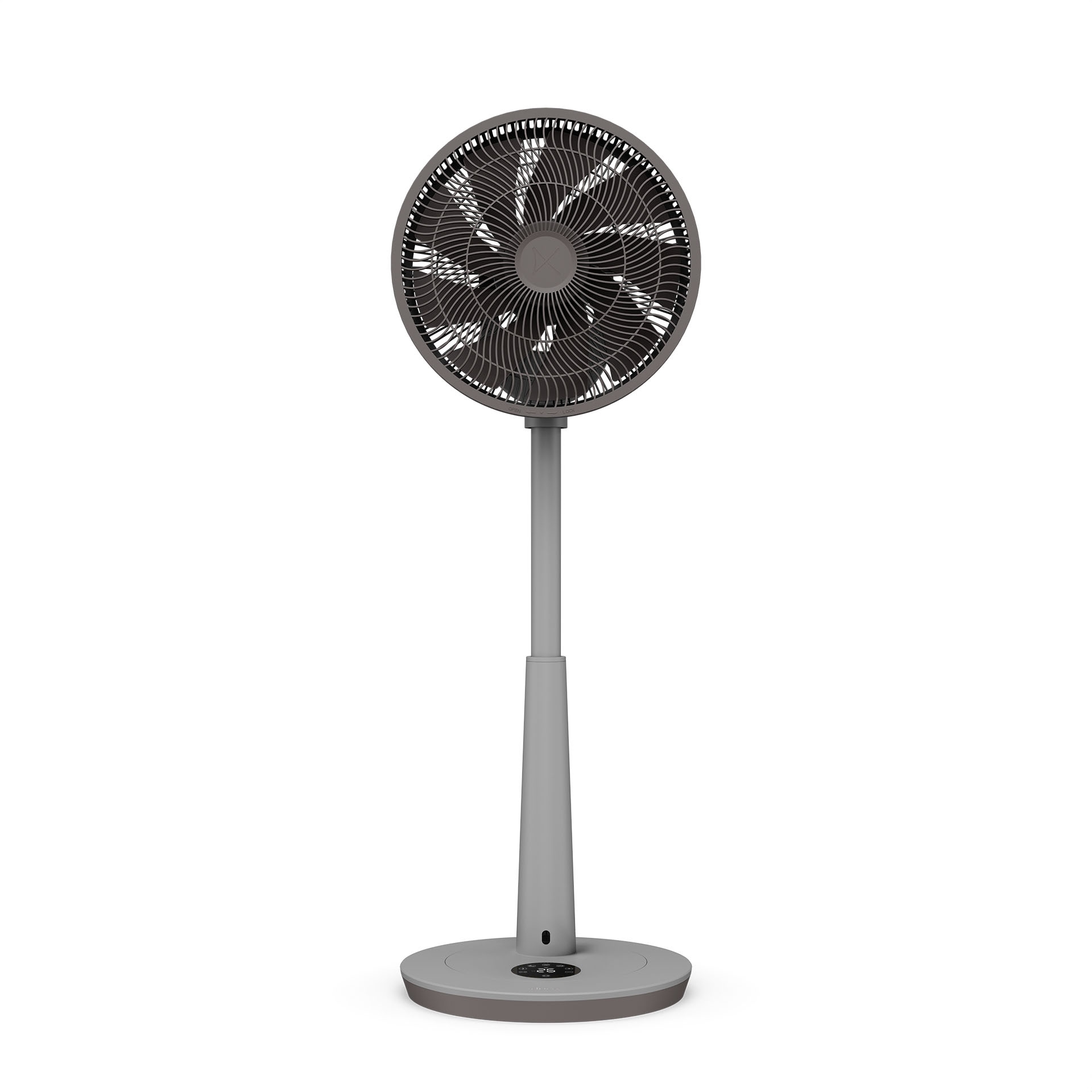 Duux Whisper 3 Standing Fan with Remote Control | Grey | Grey