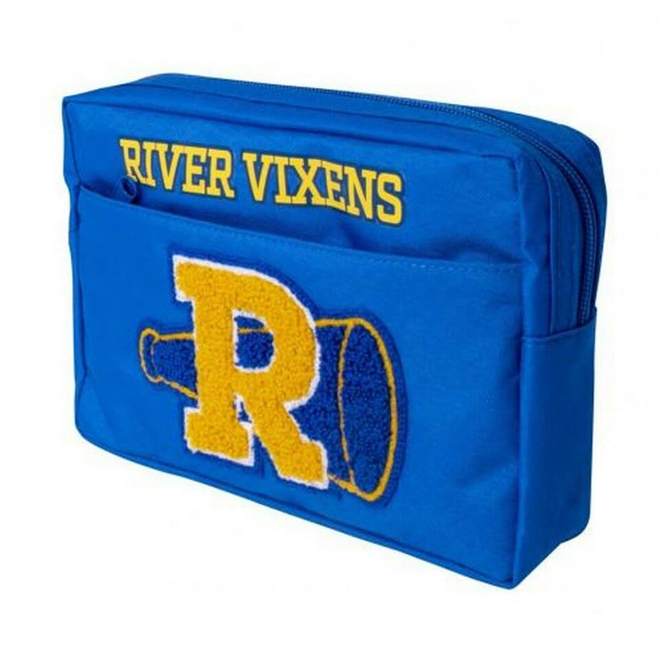 image 1 of Riverdale River Vixens Pencil Case - Blue/Yellow - One Size
