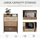 image 4 of HOMCOM 4-Drawer Dresser, 3-Tier Storage Organizer, Tower Unit for Bedroom Hallway Closets with Steel Frame Wooden Top