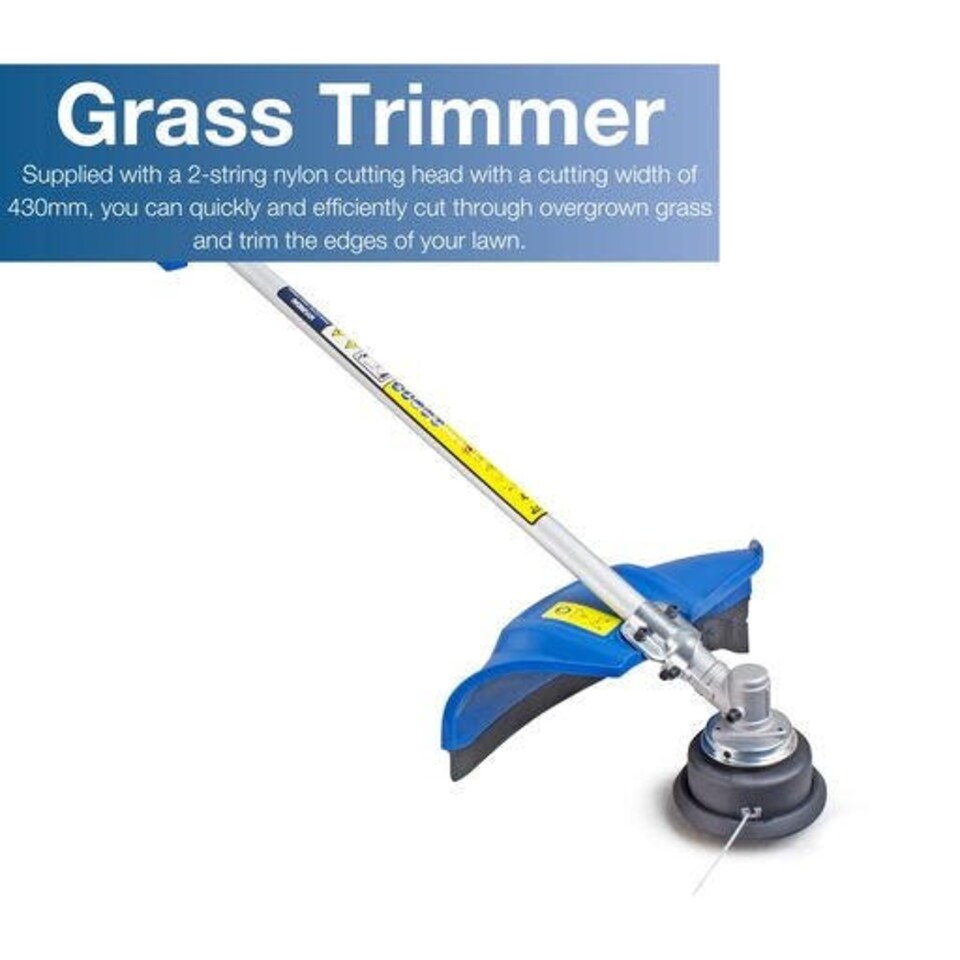 image 1 of Hyundai 52cc Petrol 5 in 1 Garden Multi Tool - Strimmer, Hegde Trimmer, Chainsaw HYMT5200X-1