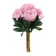 image 3 of Artificial Silk Dusky Pink Arundel Peony Bouquet - H28cm