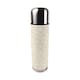 image 1 of Beige Leopard Print Large Reusable Thermal Flask