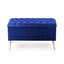 Sapphire Blue Plush Velvet