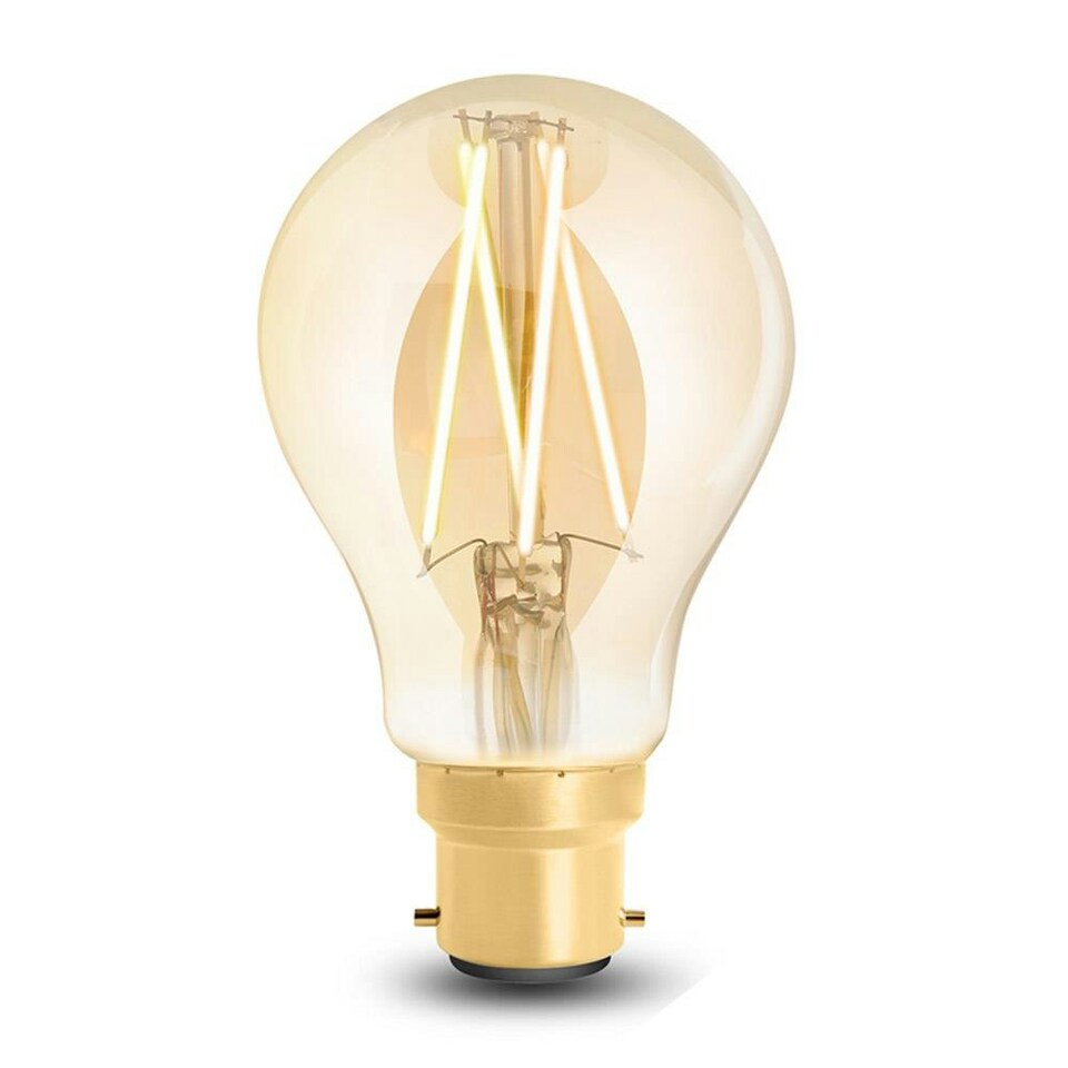 image 1 of WiZ B22 LED Bayonet Filament Tunable Dimmable Lightbulb
