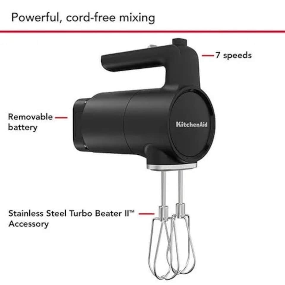 image 1 of KitchenAid Go Cordless Hand Mixer With Battery