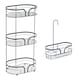 image 1 of Showerdrape Dante Anthracite Grey Freestanding Floor Caddy and Mini Shower Caddy | Grey | Anthracite Grey | 1