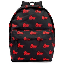 David Bowie Logo Backpack - Black/Red - One Size