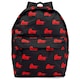 image 1 of David Bowie Logo Backpack - Black/Red - One Size