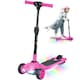 image 1 of AIYAPLAY Electric Scooter for Age 6-10, 3 Wheel Foldable Kids Scooter | Pink