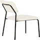 image 5 of Set of 4 Sheldon Velvet Chairs Cream | Ivory Boucle