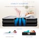 image 7 of Get Fit Air Bed With Built In Electric Pump - Premium King Size - Blow Up Bed With 2 X Free Pillows - Elevated Inflatable Air Mattress | Black | Black / Grey | 1