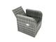 image 5 of Fimous Outdoor Garden Furniture Set Rattan Sofa Dining Table Set with Reclining Chair 2 Small Footstool Dark Grey Mixed