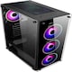 image 2 of CiT Mirage F6 Mid Tower ATX Gaming PC Case - Black&nbsp; Black