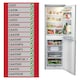 image 2 of SPARES2GO Plastic Drawer Flap Front Handle for Indesit CA55 CAA55 Series Fridge Freezer (Pack of 2) Clear