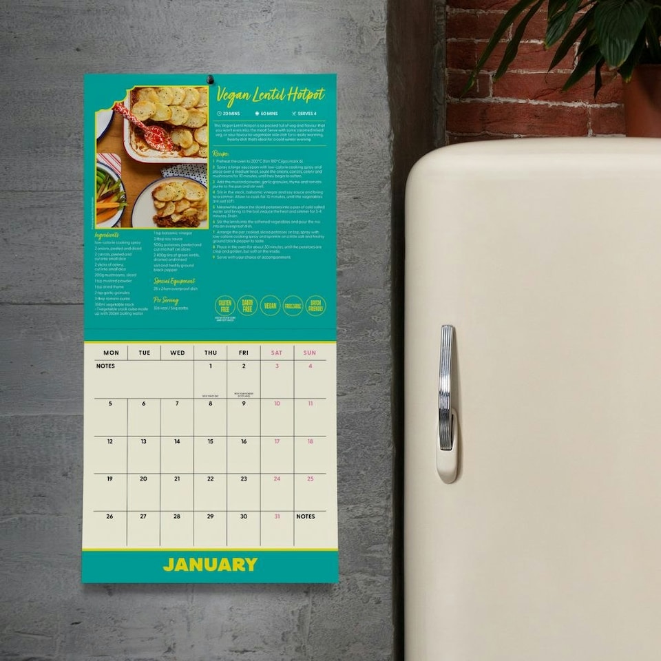 image 1 of PINCH OF NOM 2026 SQUARE CALENDAR