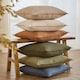 image 5 of Yard Slub Cotton Cushion | Cream | Linen
