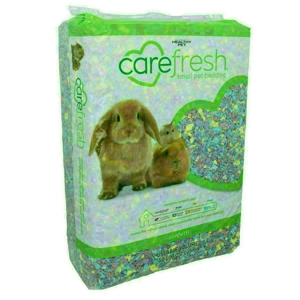 image 1 of 4Pk Confetti 50L Quality Pet Small Animal Bedding 99% Dust Free