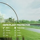 image 3 of Outsunny Fruit Cage, Plant Protection Tent, 1.2 x 3.6 x 1.9m, Green