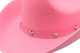 image 3 of Pink Star Studded Cowboy Cowgirl Hat and Pink Bandana Set | Pink | 24