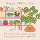 image 1 of From Me And Your Beautiful Grandplants! - Funny Floral Mother's Day Card