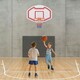 image 3 of COSTWAY Wall Mounted Basketball Hoop Backboard Basketball Games Red | Standard